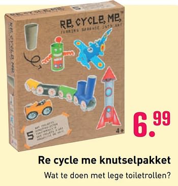 Aanbiedingen Re cycle me knutselpakket - Huismerk - Multi Bazar - Geldig van 04/10/2020 tot 06/12/2020 bij Multi Bazar