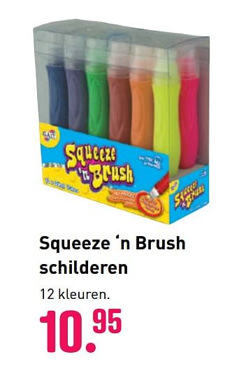 Aanbiedingen Squeeze `n brush schilderen - Galt - Geldig van 04/10/2020 tot 06/12/2020 bij Multi Bazar