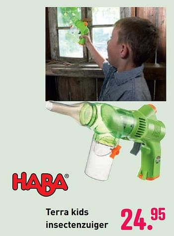 Aanbiedingen Terra kids insectenzuiger - Haba - Geldig van 04/10/2020 tot 06/12/2020 bij Multi Bazar