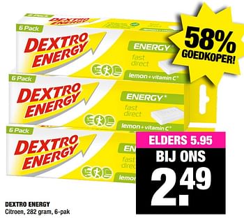 Aanbiedingen Dextro energy citroen - Dextro Energy - Geldig van 05/10/2020 tot 18/10/2020 bij Big Bazar