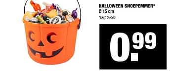 Aanbiedingen Halloween snoepemmer - Huismerk - Big Bazar - Geldig van 05/10/2020 tot 18/10/2020 bij Big Bazar
