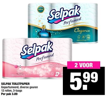 Aanbiedingen Selpak toiletpapier - Selpak - Geldig van 05/10/2020 tot 18/10/2020 bij Big Bazar