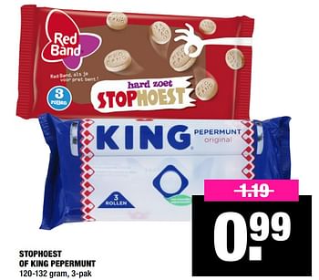 Aanbiedingen Stophoest of king pepermunt - Red band - Geldig van 05/10/2020 tot 18/10/2020 bij Big Bazar