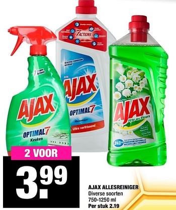 Aanbiedingen Ajax allesreiniger - Ajax - Geldig van 05/10/2020 tot 18/10/2020 bij Big Bazar