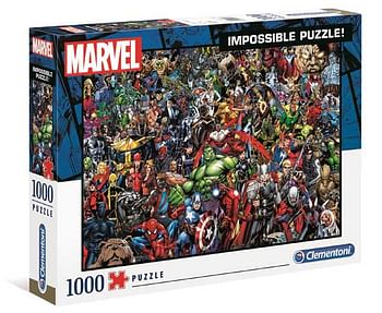 Aanbiedingen Impossible Puzzle Marvel 1000st - Clementoni - Geldig van 10/10/2020 tot 01/11/2020 bij ToyChamp