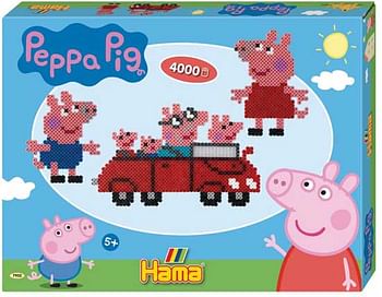Aanbiedingen Hama Peppa Pig 4000 beads Gift Set - Hama - Geldig van 10/10/2020 tot 01/11/2020 bij ToyChamp
