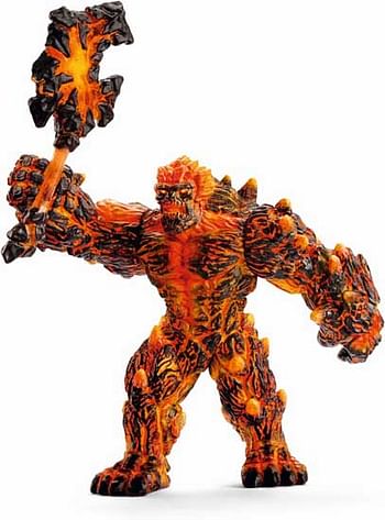 Aanbiedingen Lava Golem met wapen - Schleich - Geldig van 10/10/2020 tot 01/11/2020 bij ToyChamp