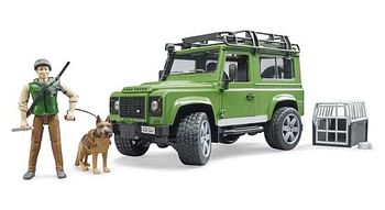 Aanbiedingen Bruder 02587 Land Rover Defender met boswachter en - Bruder - Geldig van 10/10/2020 tot 01/11/2020 bij ToyChamp