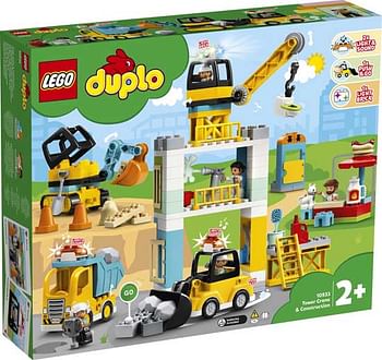 Aanbiedingen 10933 LEGO DUPLO Torenkraan & Bouwterrein - Lego - Geldig van 10/10/2020 tot 01/11/2020 bij ToyChamp