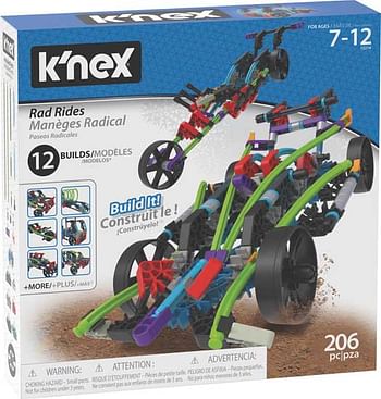 Aanbiedingen K'nex Rad Rides 12-in-1 Building Set - K'Nex - Geldig van 10/10/2020 tot 01/11/2020 bij ToyChamp