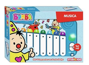 Aanbiedingen Bumba Musica - Studio 100 - Geldig van 10/10/2020 tot 01/11/2020 bij ToyChamp