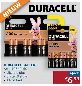 Aanbiedingen Duracell batterij - Duracell - Geldig van 20/10/2020 tot 16/11/2020 bij Zelfbouwmarkt