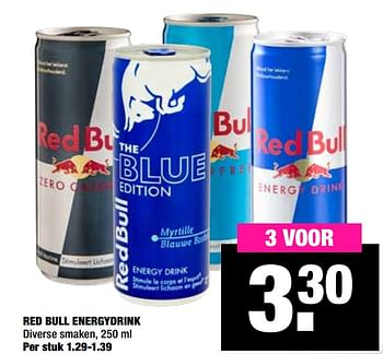 Aanbiedingen Red bull energydrink - Red Bull - Geldig van 19/10/2020 tot 01/11/2020 bij Big Bazar