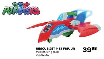 Aanbiedingen Rescue jet met figuur - PJ Masks - Geldig van 21/10/2020 tot 08/12/2020 bij Supra Bazar