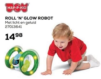 Aanbiedingen Roll `n` glow robot - Hap P Kid - Geldig van 21/10/2020 tot 08/12/2020 bij Supra Bazar