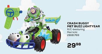 Aanbiedingen Crash buggy met buzz lightyear - Dickie - Geldig van 21/10/2020 tot 08/12/2020 bij Supra Bazar