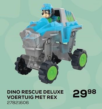 Aanbiedingen Dino rescue deluxe voertuig met rex - Spin Master - Geldig van 21/10/2020 tot 08/12/2020 bij Supra Bazar