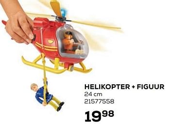 Aanbiedingen Helikopter + figuur - remote_pf_nl.BRANDweerman Sam - Geldig van 21/10/2020 tot 08/12/2020 bij Supra Bazar
