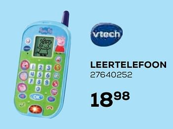 Aanbiedingen Leertelefoon - Vtech - Geldig van 21/10/2020 tot 08/12/2020 bij Supra Bazar