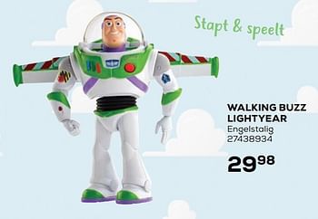 Aanbiedingen Walking buzz lightyear - Disney - Geldig van 21/10/2020 tot 08/12/2020 bij Supra Bazar