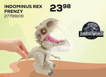Aanbiedingen Indominus rex frenzy - Jurassic World - Geldig van 21/10/2020 tot 08/12/2020 bij Supra Bazar