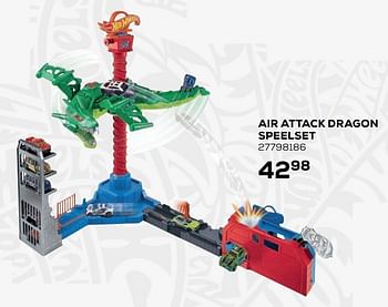Aanbiedingen Air attack dragon speelset - Hot Wheels - Geldig van 21/10/2020 tot 08/12/2020 bij Supra Bazar