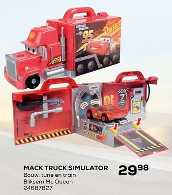 Aanbiedingen Mack truck simulator - Smoby - Geldig van 21/10/2020 tot 08/12/2020 bij Supra Bazar