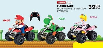 Aanbiedingen Mario kart - Carrera - Geldig van 21/10/2020 tot 08/12/2020 bij Supra Bazar