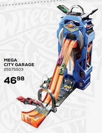 Aanbiedingen Mega city garage - Hot Wheels - Geldig van 21/10/2020 tot 08/12/2020 bij Supra Bazar