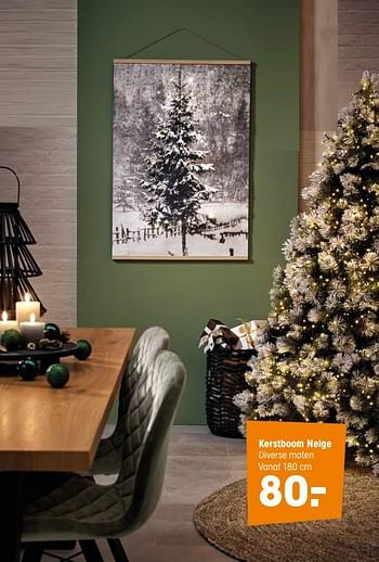 Aanbiedingen Kerstboom neige - Huismerk - Kwantum - Geldig van 26/10/2020 tot 08/11/2020 bij Kwantum