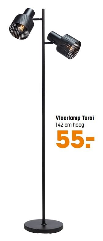 Aanbiedingen Vloerlamp turai - Huismerk - Kwantum - Geldig van 26/10/2020 tot 08/11/2020 bij Kwantum