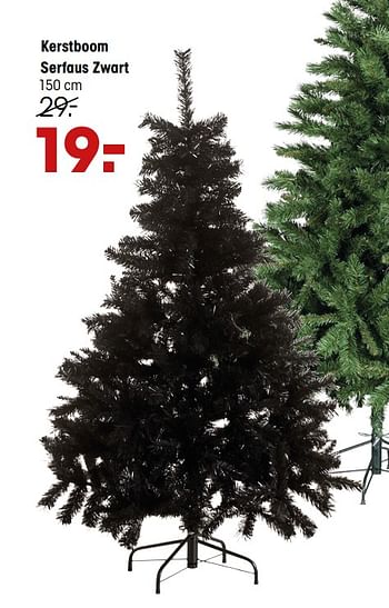 Aanbiedingen Kerstboom serfaus zwart - Huismerk - Kwantum - Geldig van 26/10/2020 tot 08/11/2020 bij Kwantum