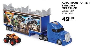 Aanbiedingen Autotransporter speelset met truck - Spin Master - Geldig van 21/10/2020 tot 08/12/2020 bij Supra Bazar