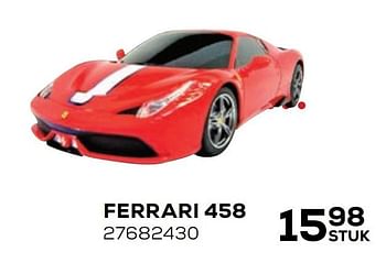Aanbiedingen Ferrari 458 - Huismerk - Supra Bazar - Geldig van 21/10/2020 tot 08/12/2020 bij Supra Bazar