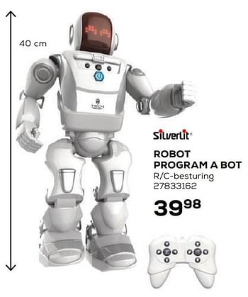 Aanbiedingen Robot program a bot - Silverlit - Geldig van 21/10/2020 tot 08/12/2020 bij Supra Bazar