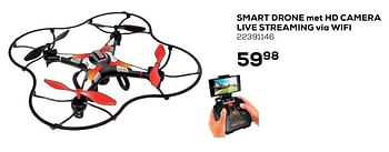 Aanbiedingen Smart drone met hd camera live streaming via wifi - Gear2Play - Geldig van 21/10/2020 tot 08/12/2020 bij Supra Bazar