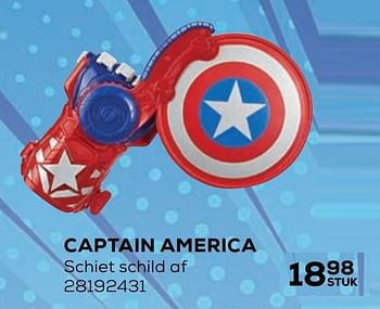 Aanbiedingen Captain america - Marvel - Geldig van 21/10/2020 tot 08/12/2020 bij Supra Bazar