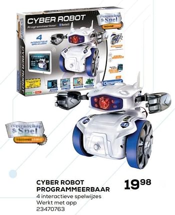 Aanbiedingen Cyber robot programmeerbaar - Clementoni - Geldig van 21/10/2020 tot 08/12/2020 bij Supra Bazar