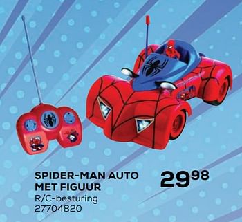 Aanbiedingen Spider-man auto met figuur - Hasbro - Geldig van 21/10/2020 tot 08/12/2020 bij Supra Bazar