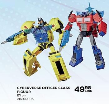 Aanbiedingen Cyberverse officer class figuur - Hasbro - Geldig van 21/10/2020 tot 08/12/2020 bij Supra Bazar