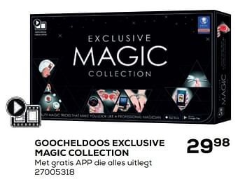 Aanbiedingen Goocheldoos exclusive magic collection - Huismerk - Supra Bazar - Geldig van 21/10/2020 tot 08/12/2020 bij Supra Bazar