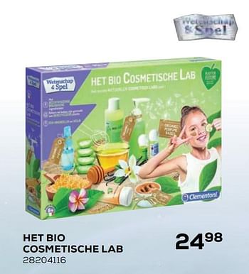 Aanbiedingen Het bio cosmetische lab - Clementoni - Geldig van 21/10/2020 tot 08/12/2020 bij Supra Bazar