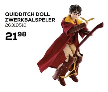 Aanbiedingen Quidditch doll zwerkbalspeler - Mattel - Geldig van 21/10/2020 tot 08/12/2020 bij Supra Bazar