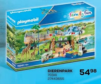 Aanbiedingen Dierenpark 70341 - Playmobil - Geldig van 21/10/2020 tot 08/12/2020 bij Supra Bazar