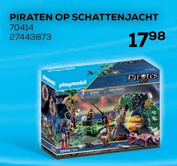 Aanbiedingen Piraten op schattenjacht 70414 - Playmobil - Geldig van 21/10/2020 tot 08/12/2020 bij Supra Bazar