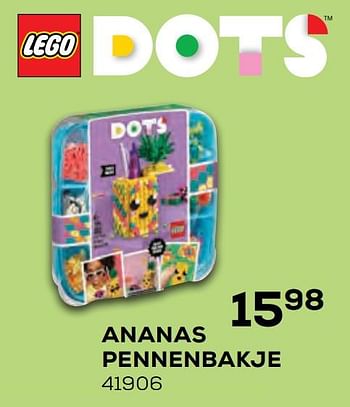 Aanbiedingen Ananas pennenbakje 41906 - Lego - Geldig van 21/10/2020 tot 08/12/2020 bij Supra Bazar