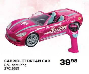 Aanbiedingen Cabriolet dream car - Mattel - Geldig van 21/10/2020 tot 08/12/2020 bij Supra Bazar