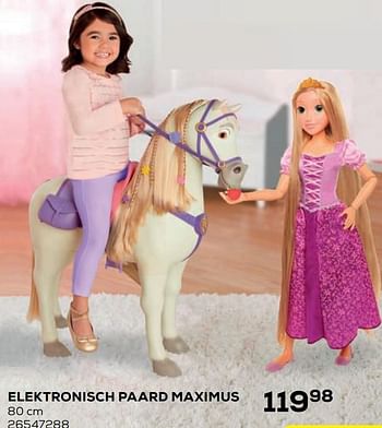 Aanbiedingen Elektronisch paard maximus - Disney - Geldig van 21/10/2020 tot 08/12/2020 bij Supra Bazar
