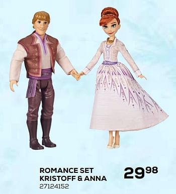 Aanbiedingen Romance set kristoff + anna - Hasbro - Geldig van 21/10/2020 tot 08/12/2020 bij Supra Bazar