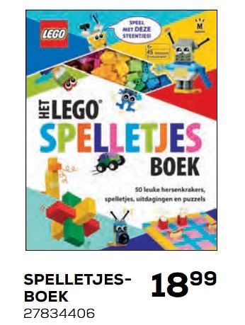 Aanbiedingen Spelletjesboek - Lego - Geldig van 21/10/2020 tot 08/12/2020 bij Supra Bazar